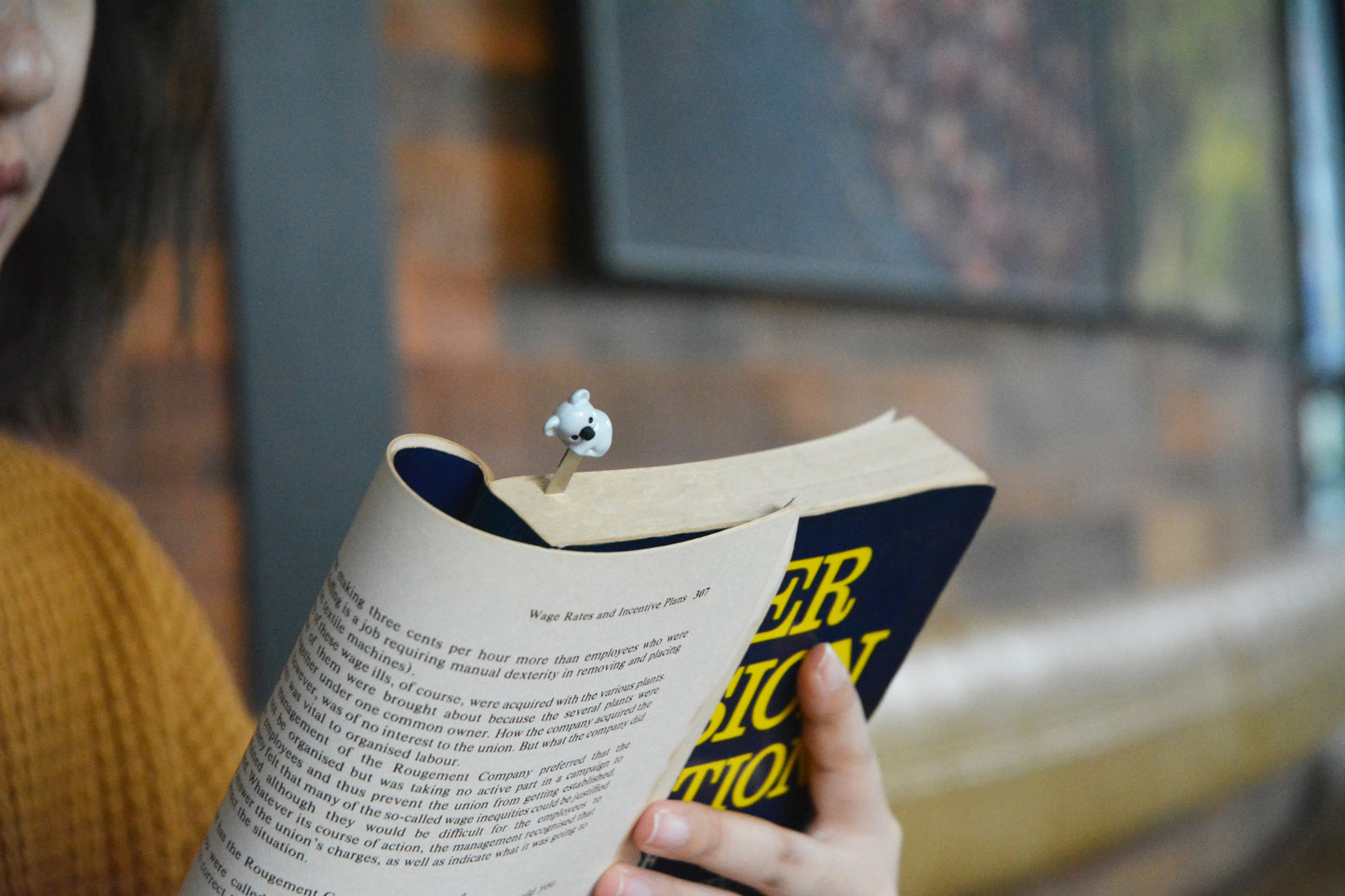 Belgian Koala Alloy 3D Bookmark - Original High-end Cultural and Creative Gift, Cute and Exquisite, Ideal for Birthday