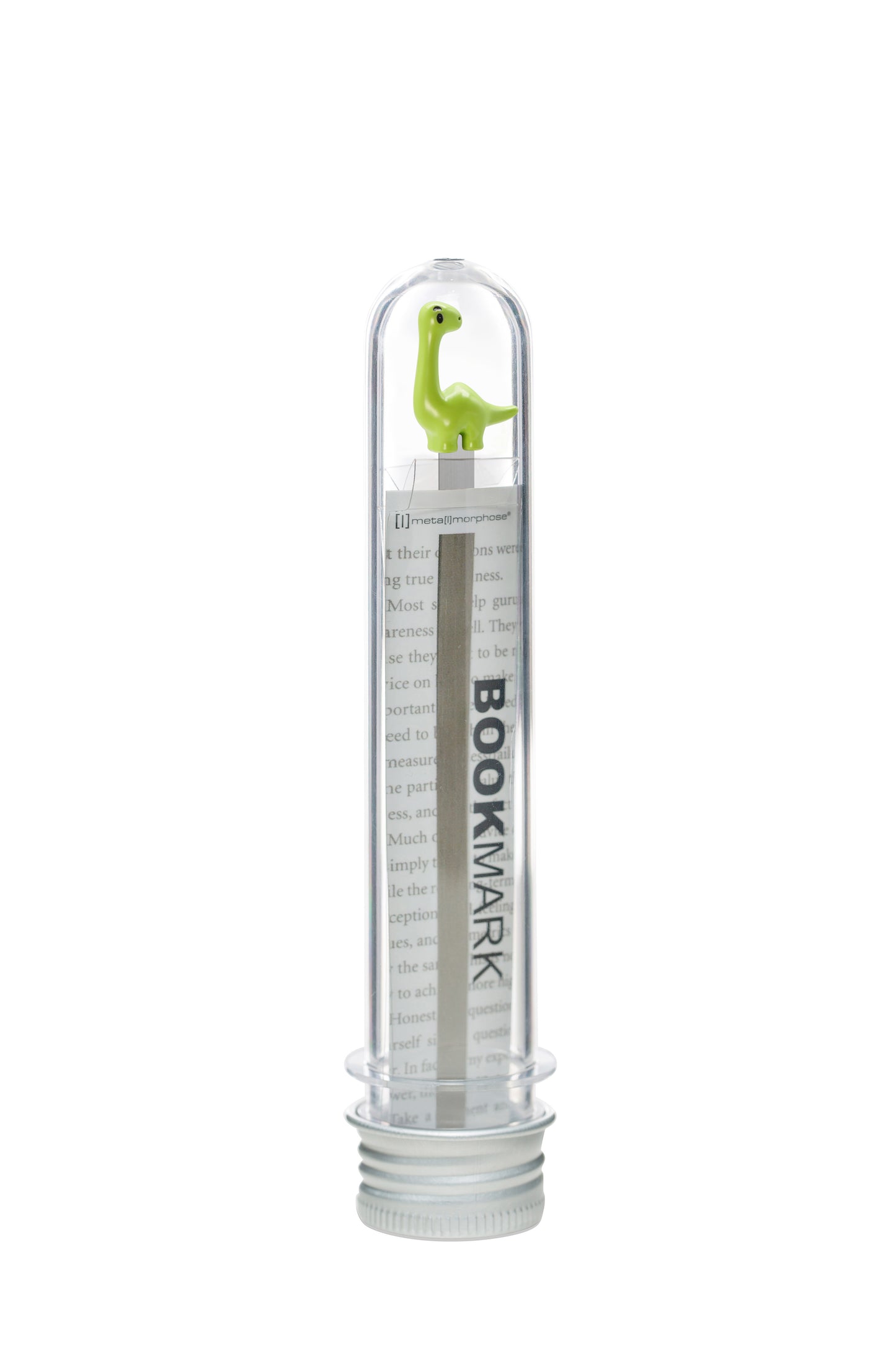 Dinosaur Alloy 3D Bookmark Original, Cute, High-end Cultural Creation, Birthday gift(Green)