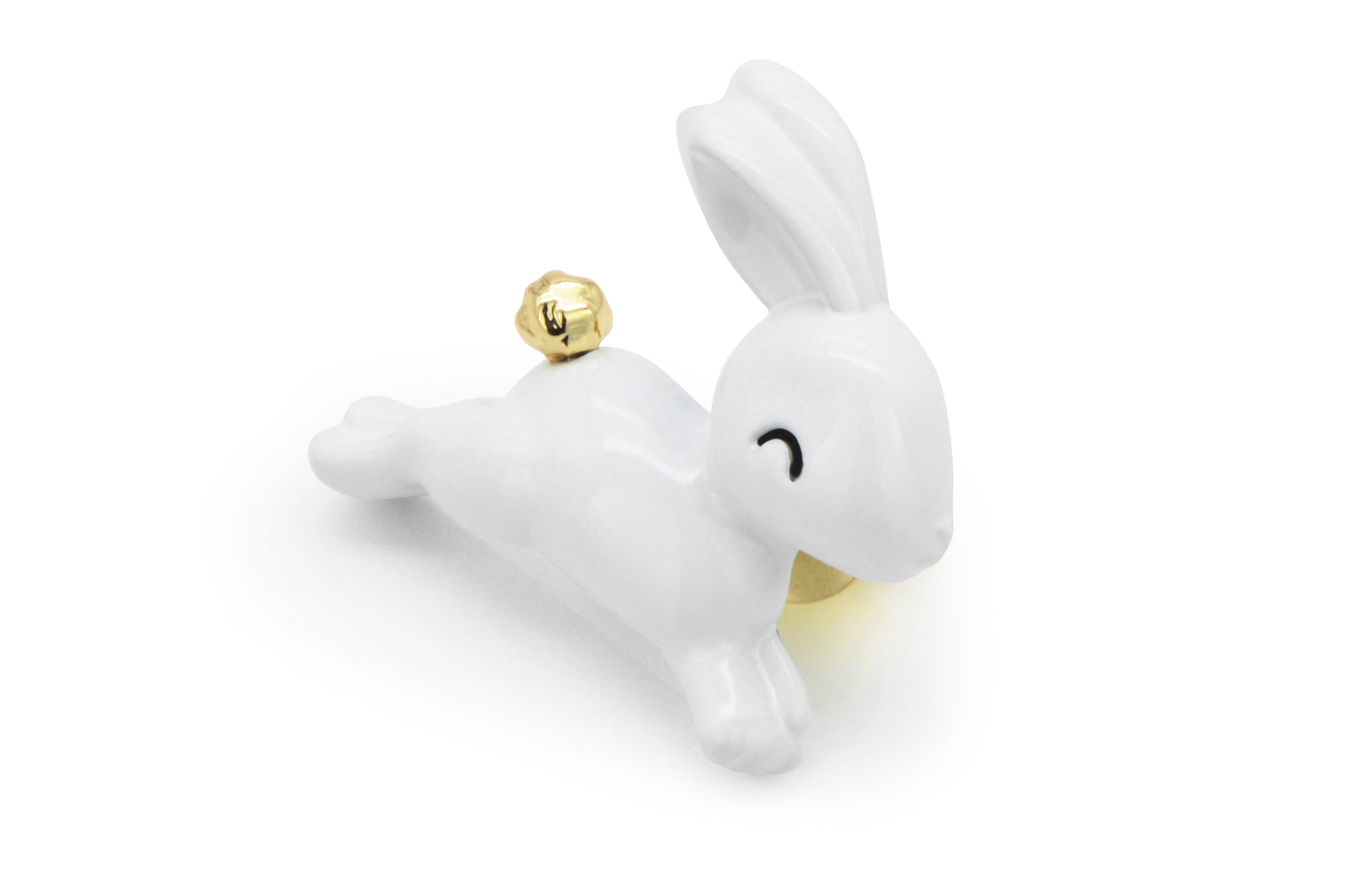 Fashion Brooch Big - Eared Cute Rabbit and Carrot, Alloy Brooch Pin, Lovely, High - end Birthday and Graduation Season Gift