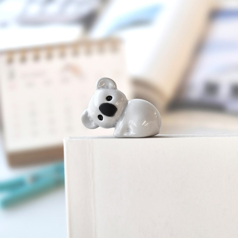 Belgian Koala Alloy 3D Bookmark - Original High-end Cultural and Creative Gift, Cute and Exquisite, Ideal for Birthday