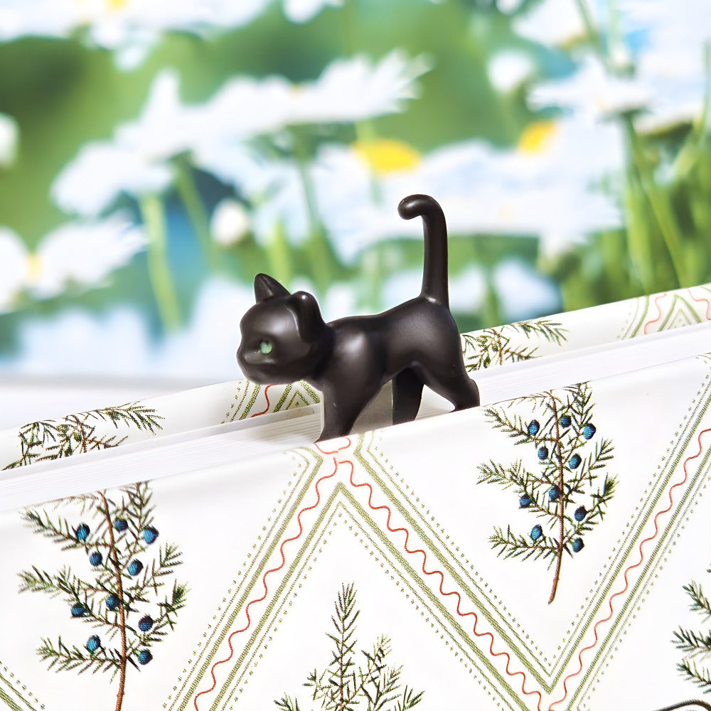 Black Cat 3D Bookmark - Original Alloy Cultural and Creative Gift for Birthday