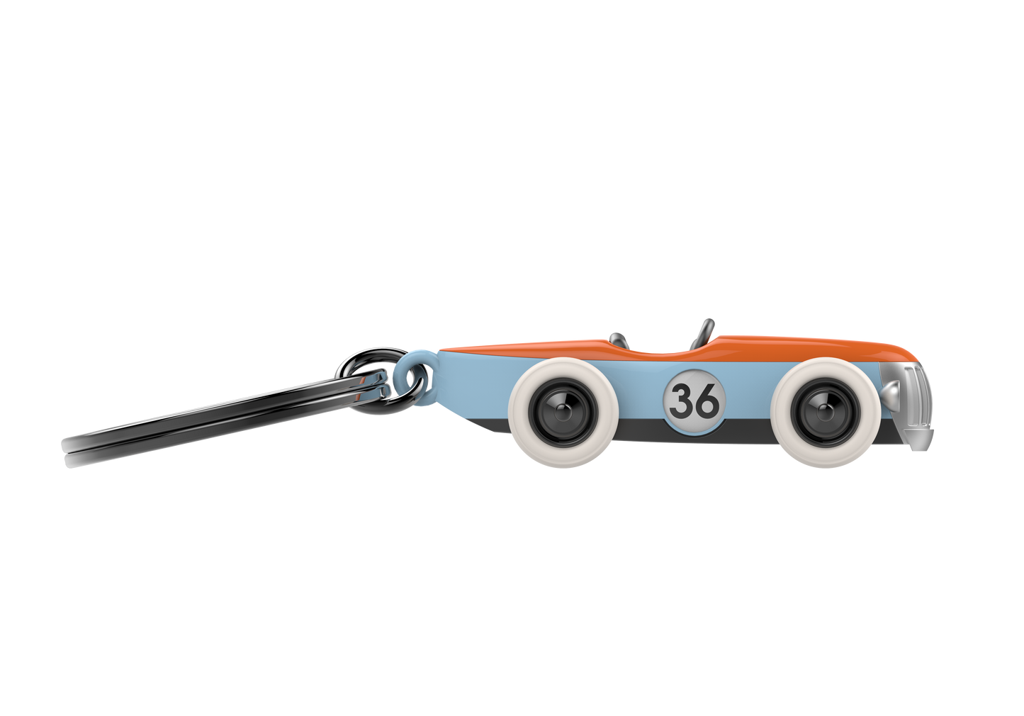 Vintage racing car keychain bag charm, high-end, exquisite, cool, creative birthday gift
