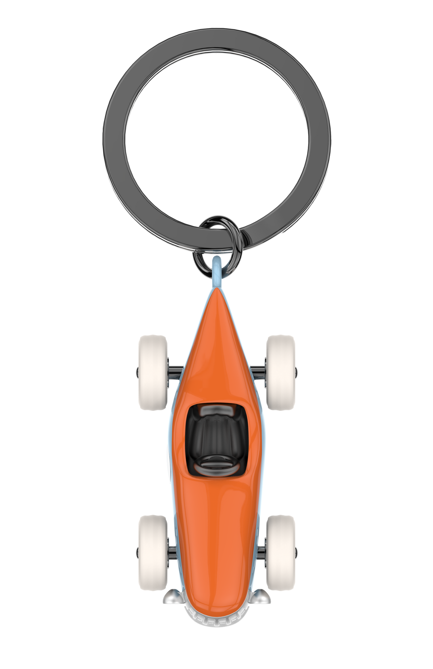 Vintage racing car keychain bag charm, high-end, exquisite, cool, creative birthday gift