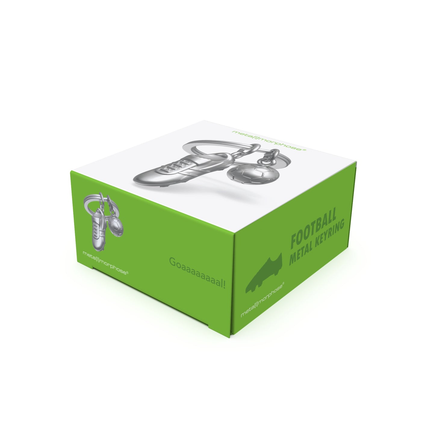 Soccer shoe-shaped alloy car keychain pendant, sporty and creative, a gift for boys.