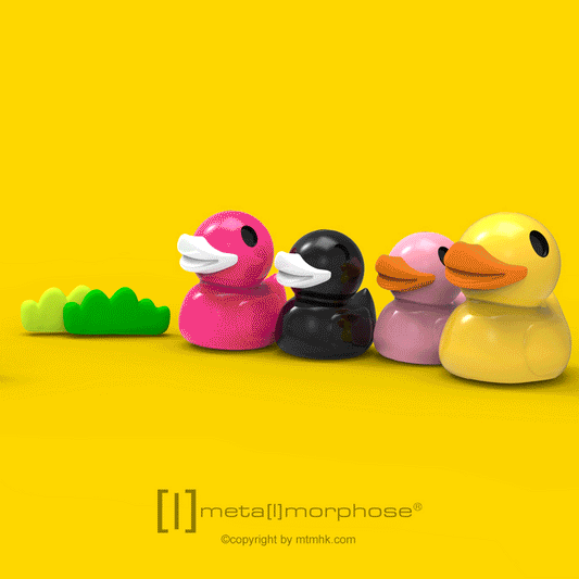 Cute Duck Series，multi-colored duck keychains and bag pendants, lovely and mini birthday gifts
