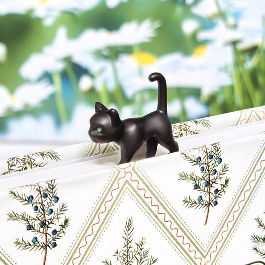 Black Cat 3D Bookmark - Original Alloy Cultural and Creative Gift for Birthday